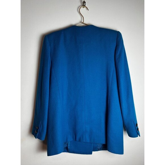 Vintage Kasper Blue Blazer - Picture 7 of 10